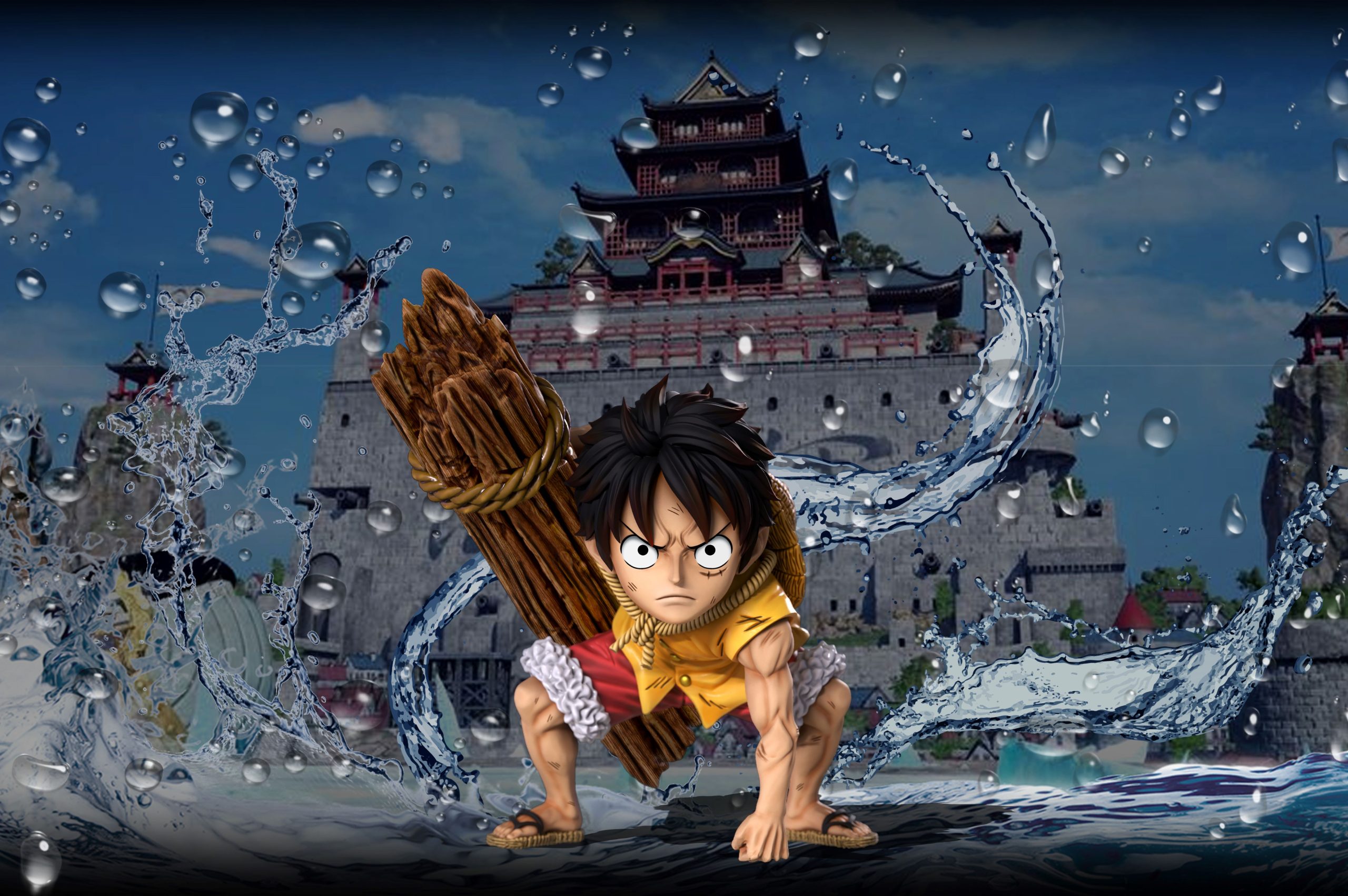 Luffy Wallpaper Laptop 8k Anime Wallpaper One Piece Wallpaper - Main Image
