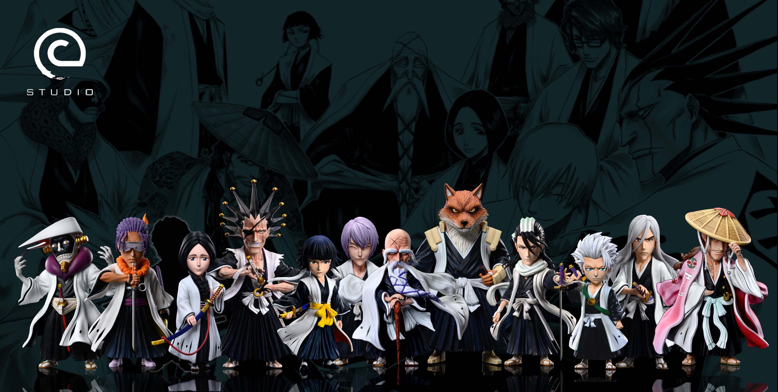 ユウキページ C Studio – Gotei 13 Jushiro Ukitake - elevenGK Anime