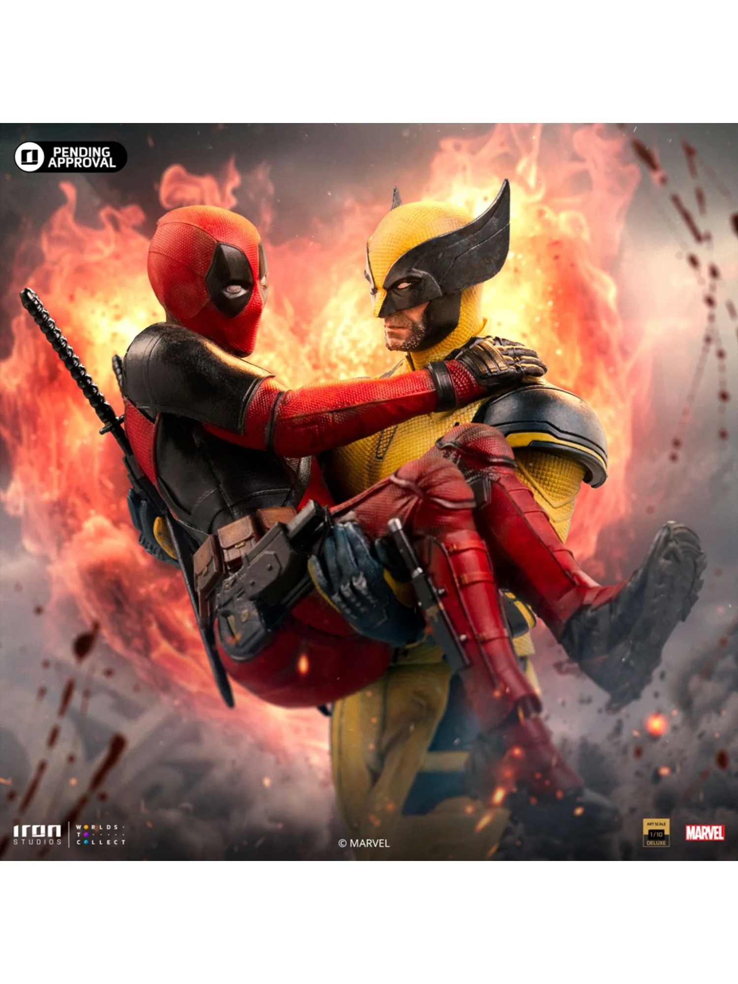 Iron Studio – Marvel Deadpool and Wolverine Statue