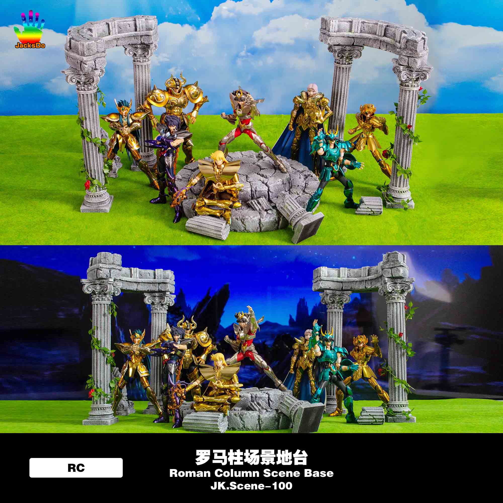 JacksDo Studio – Saint Seiya Athena Roman Column Scene
