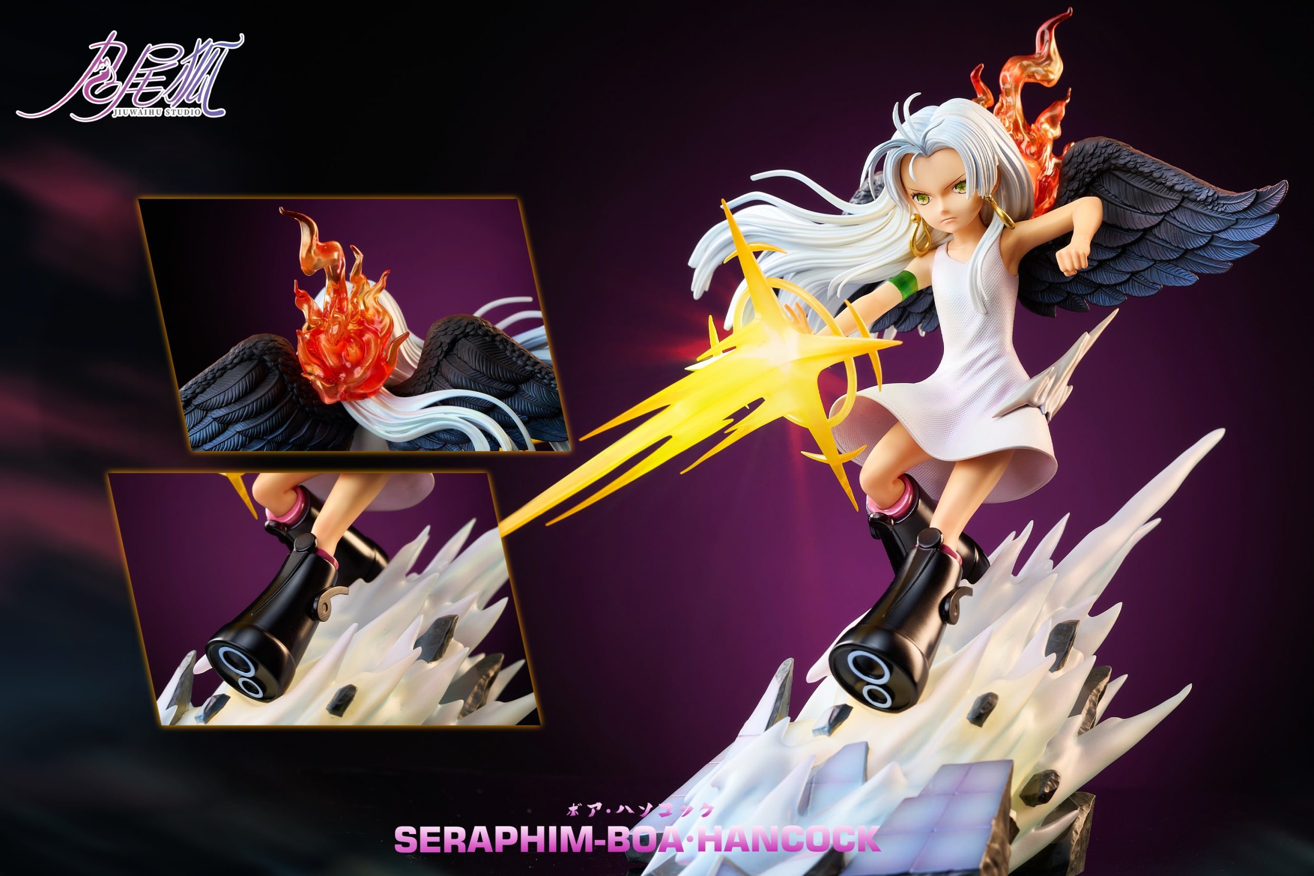 SERAPHIM ドラジェローズワンピース SERAPHIM / 薔薇窓ワンピース 黒 I-24-08-24-047-LO-OP-HD-ZI