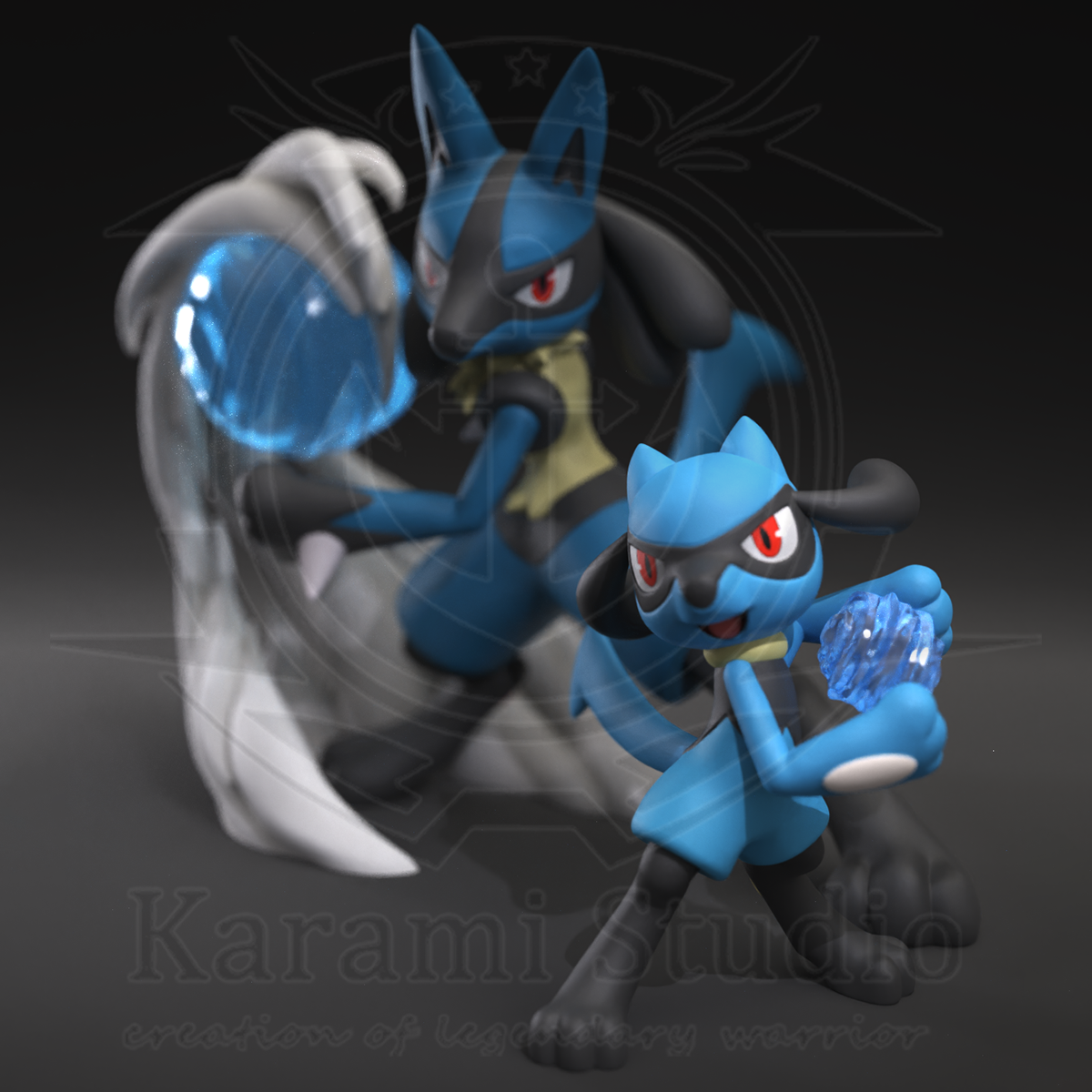FIGURINE POKEMON MONCOLLE, MS-10 Lucario, TAKARA TOMY, japon livraison