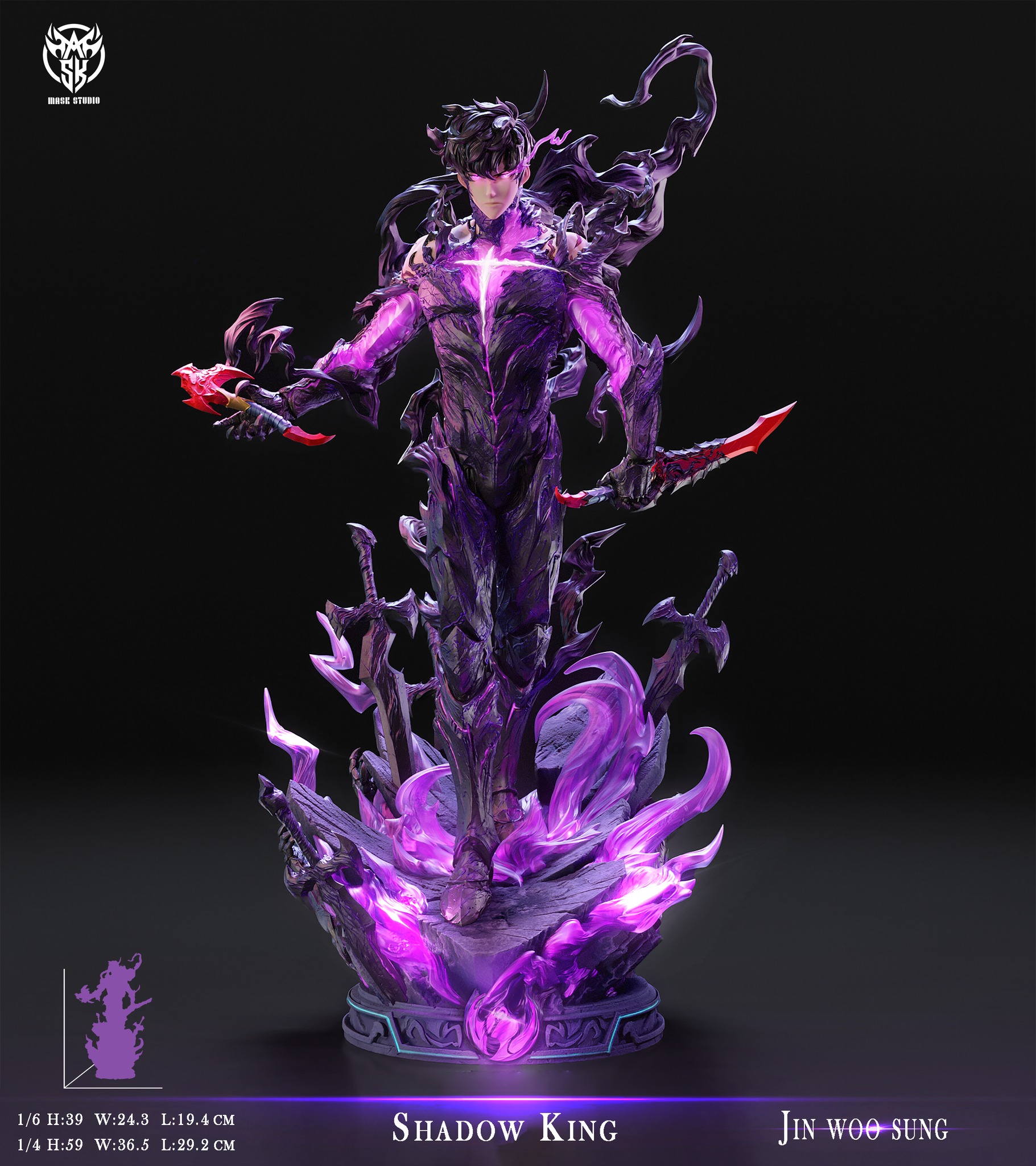 Mask Studio – Solo Leveing Shadow King Sung Jin Woo - elevenGK