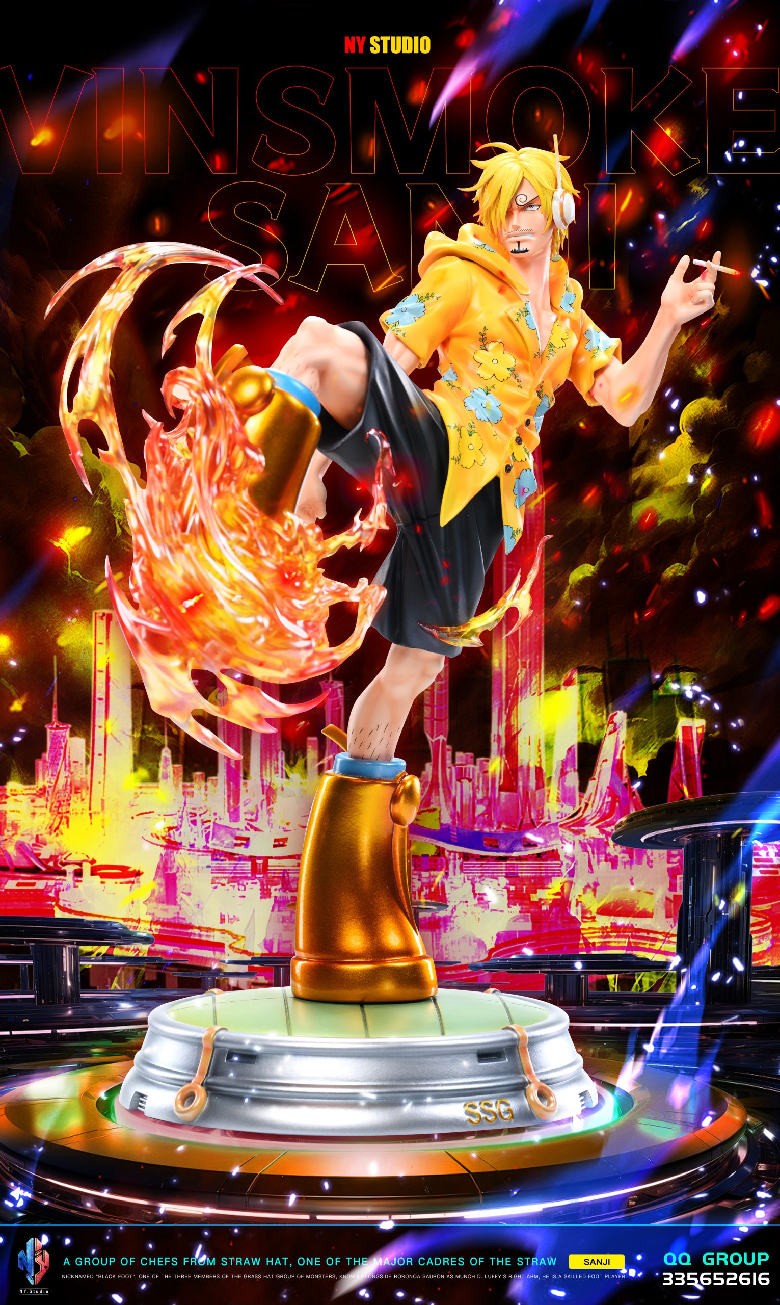 Ny Studio One Piece Egghead 1 Sanji - elevenGK Anime