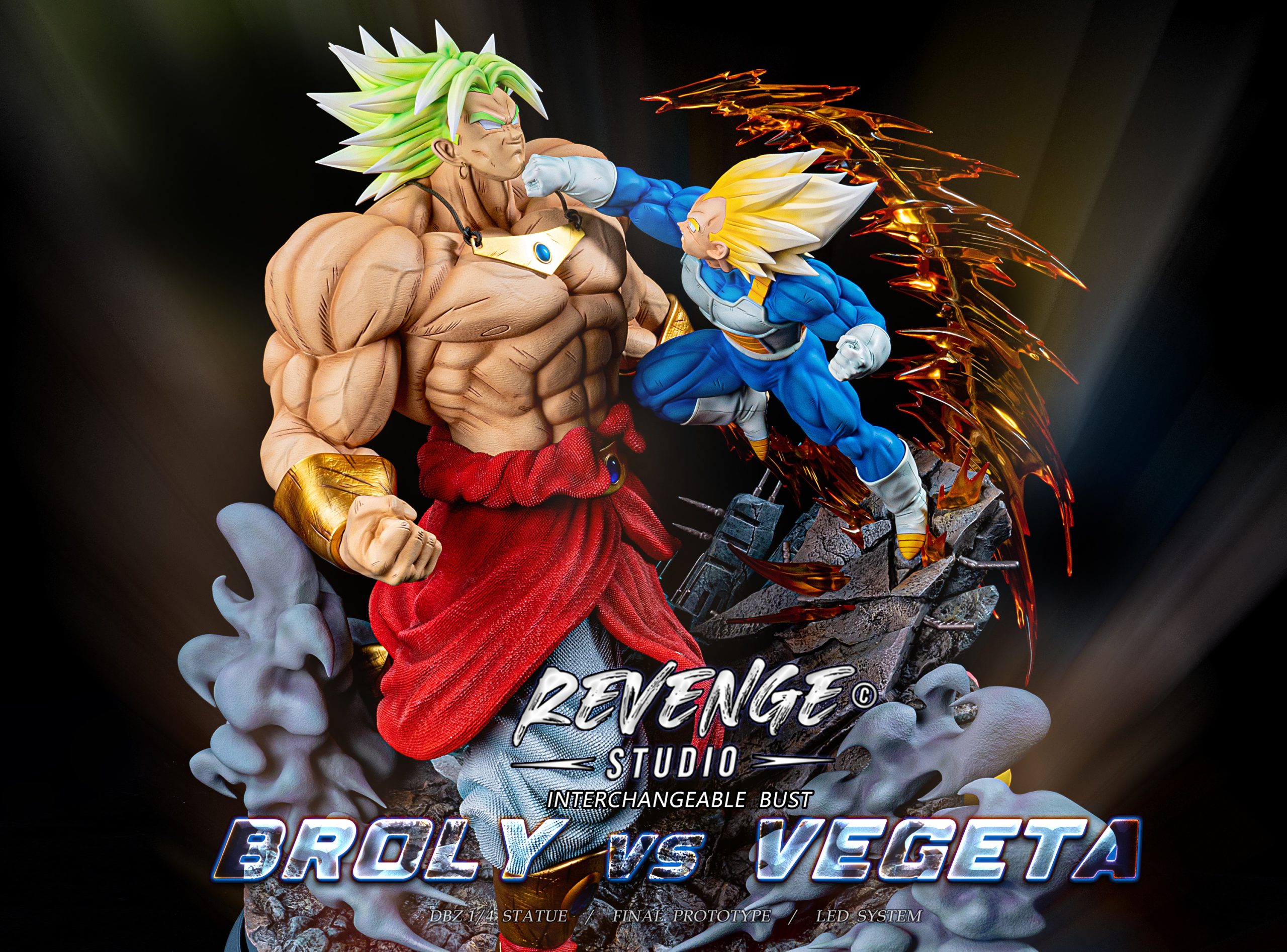 【※ピース】タンクトップM　BK(BROLY)　WH(VEGETA)まとめ Dragon Ball Legends - Broly (Super Saiyan) (DBL74-03S) Voice