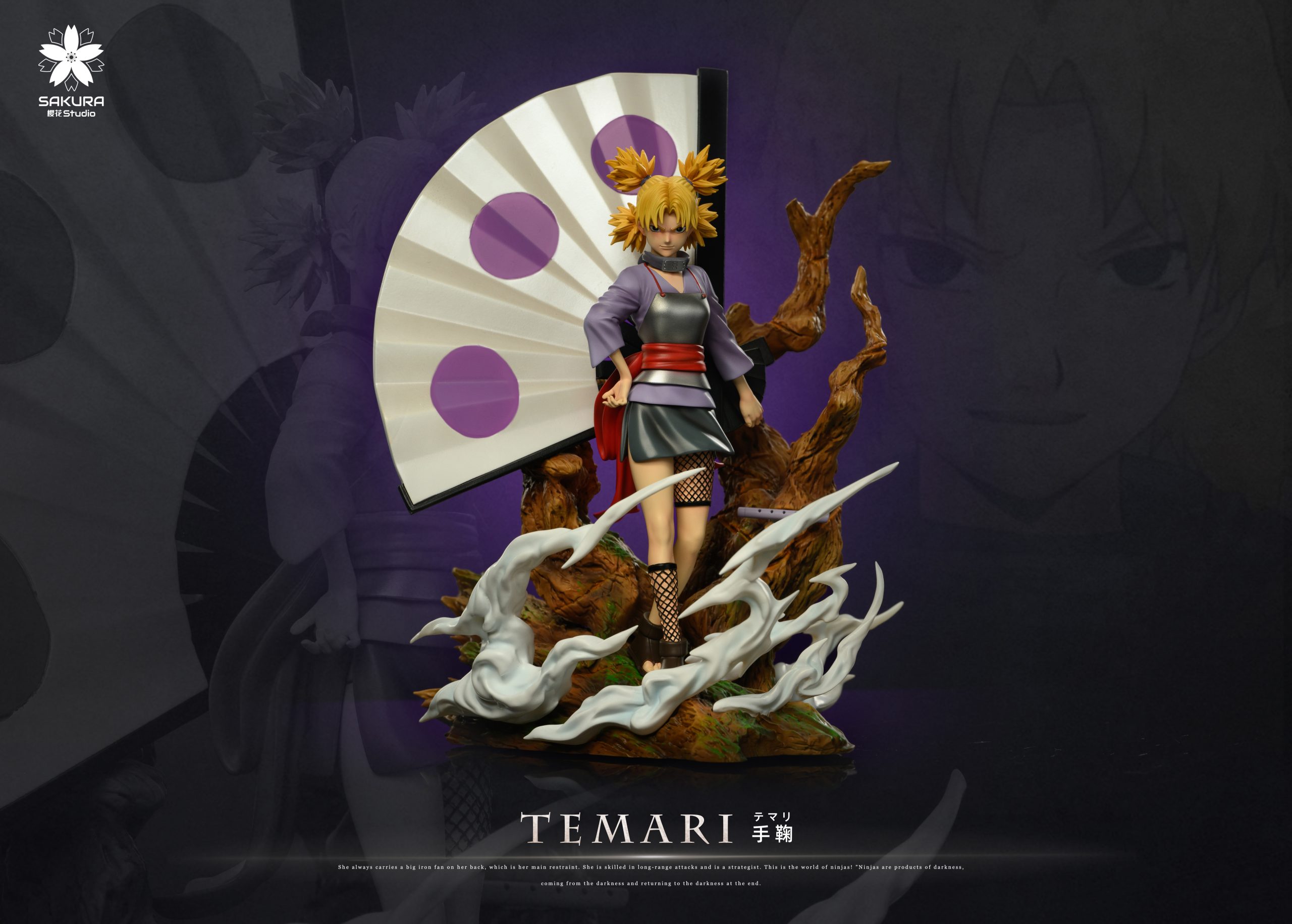 SAKURA Studio – Naruto Light Statue Resonance Series #14 Temari