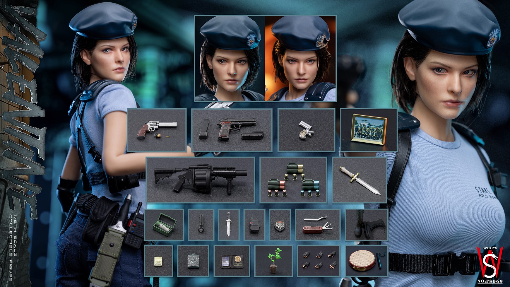 SWTOYS – Resident Evil 1/6 NOFS069 Resident Evil Jill Valentine