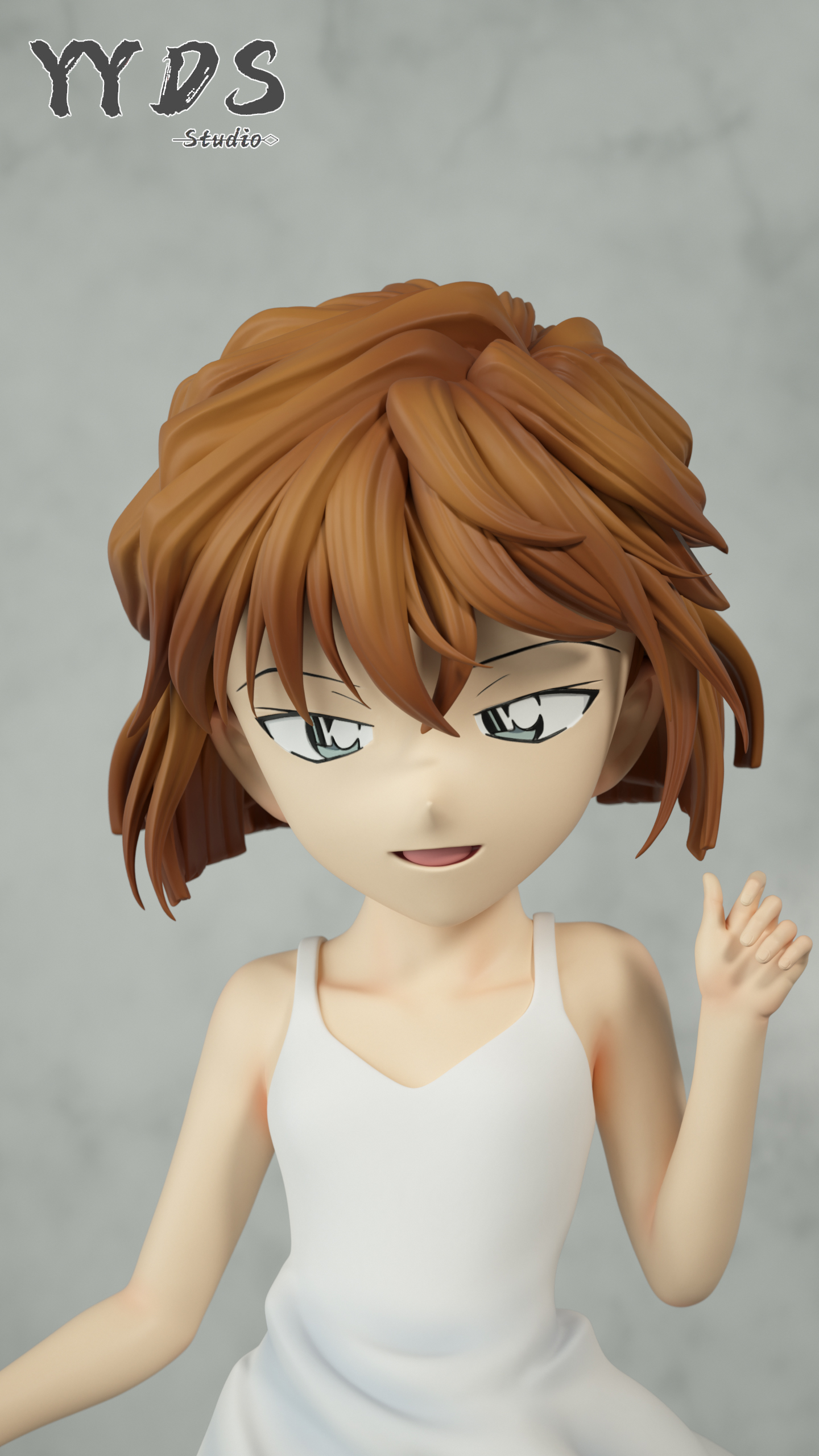 ニャルク商団　YYDS Studio YYDS Studio – Detective Conan White Skirt Haibara Ai