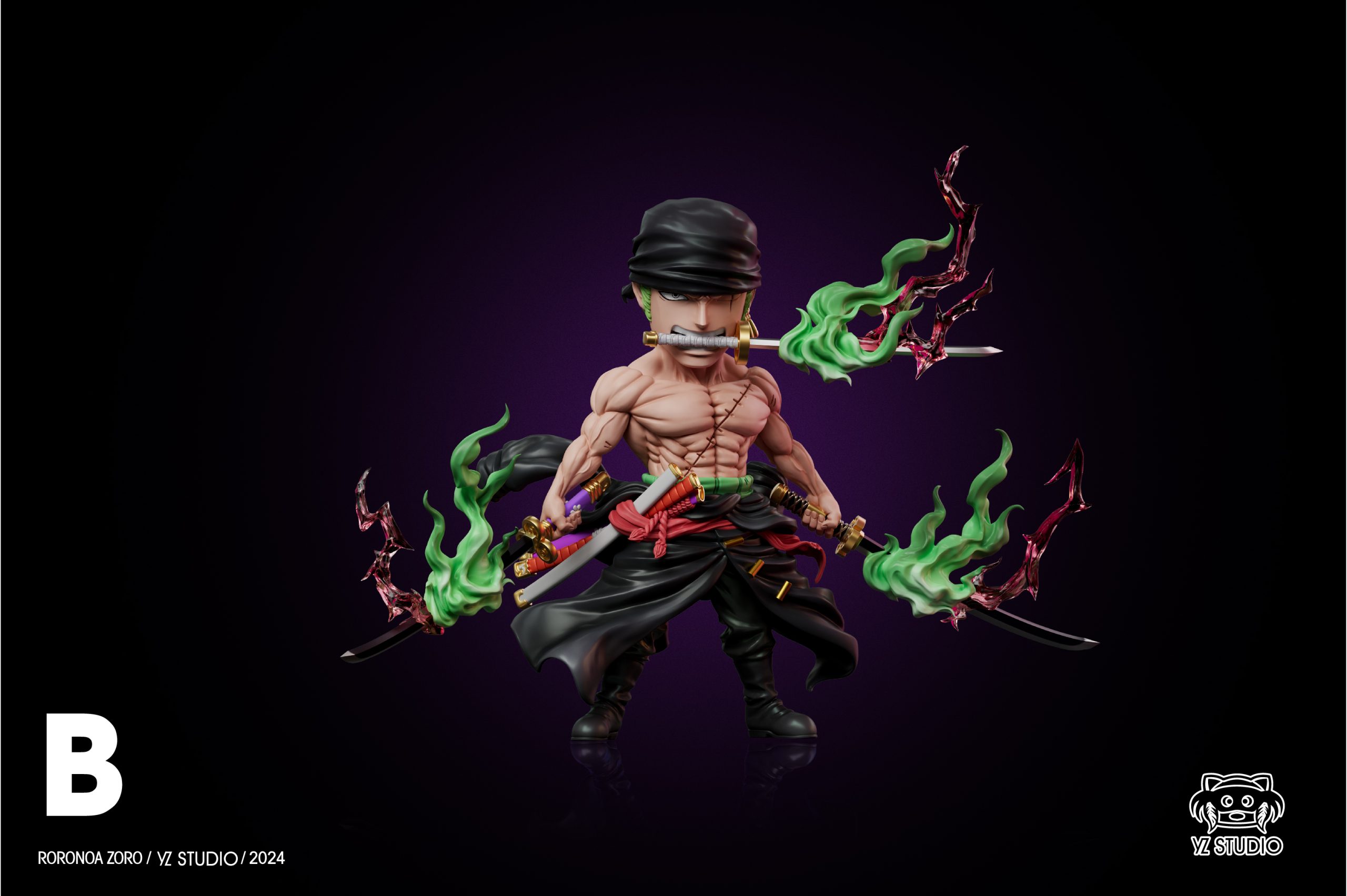One Piece Jump Out Heroes Roronoa Zoro Figure for Sale
