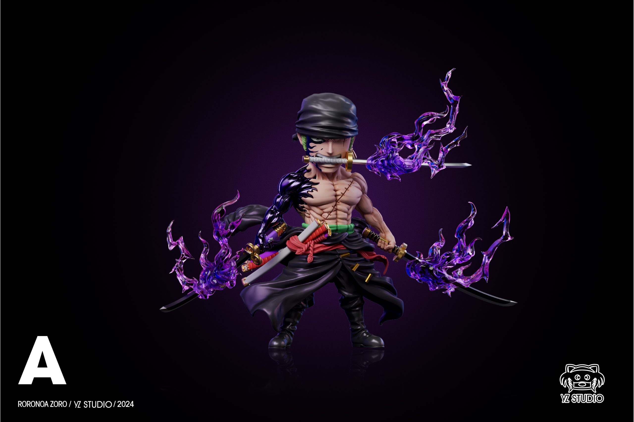 ヤマ地台社-Studio ゾロ T-H Studio - One Piece Yama Roronoa Zoro - OrzGK