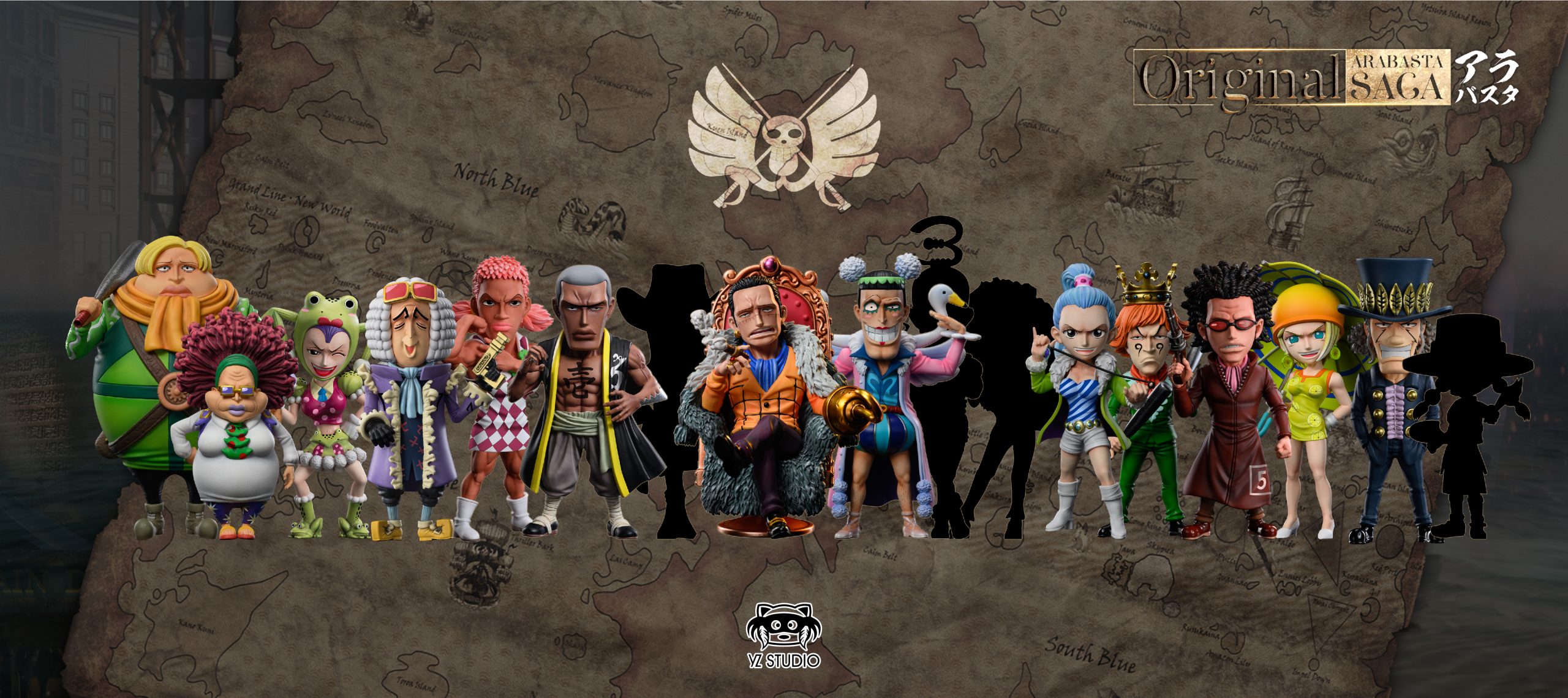 Yz Studio – One Piece Alabasta #041 Mr.11 - elevenGK Anime