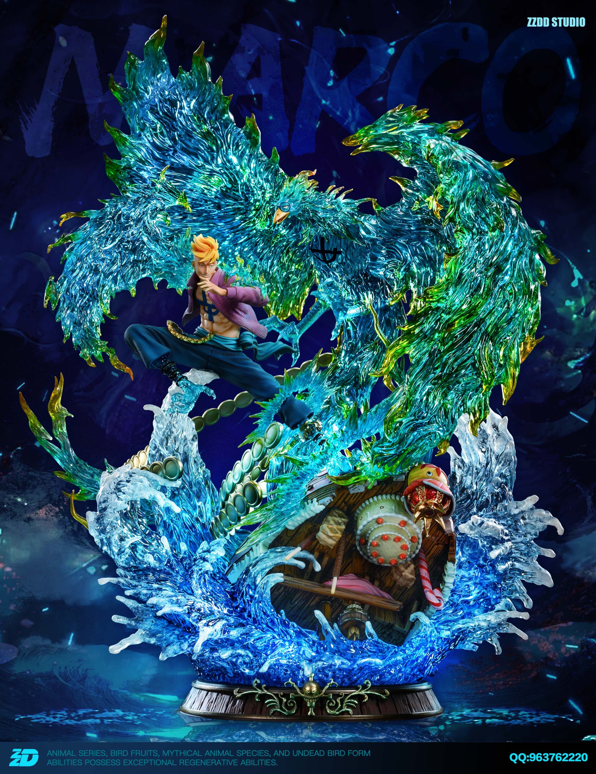 ZZDD Studio – One Piece #4 Phoenix Marco - elevenGK Anime Collectibles